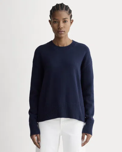 Everlane Boxy Sweater In Blue