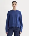 Everlane Boxy Sweater In Blue