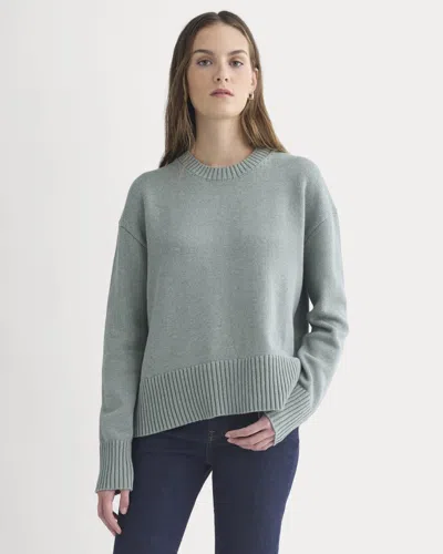 Everlane Boxy Sweater In Green