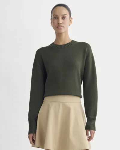 Everlane Boxy Sweater In Green