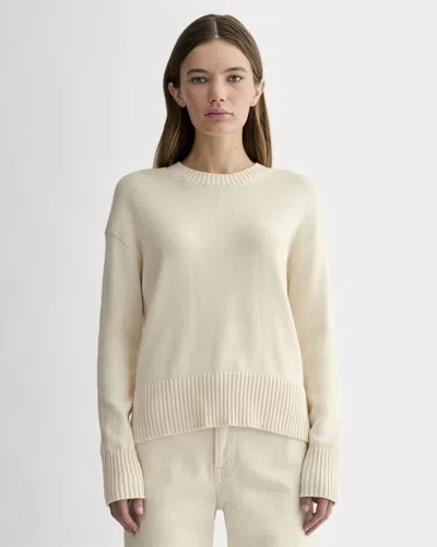 Everlane Boxy Sweater In Neutral