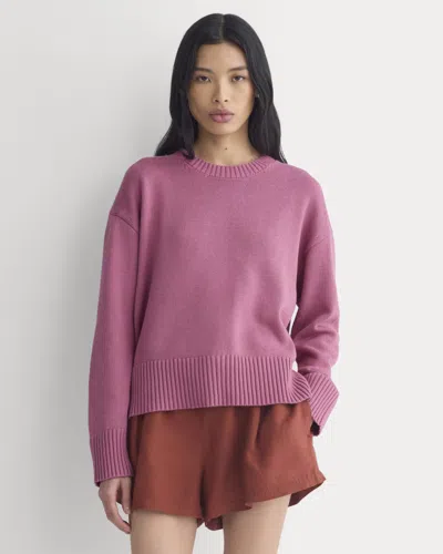 Everlane Boxy Sweater In Pink
