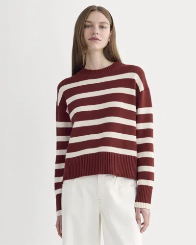 Everlane Boxy Sweater In Red
