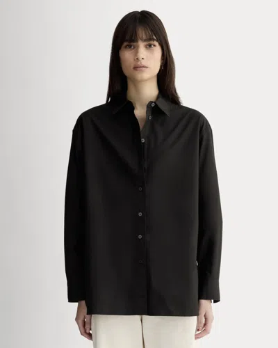 Everlane Boyfriend Shirt In Black