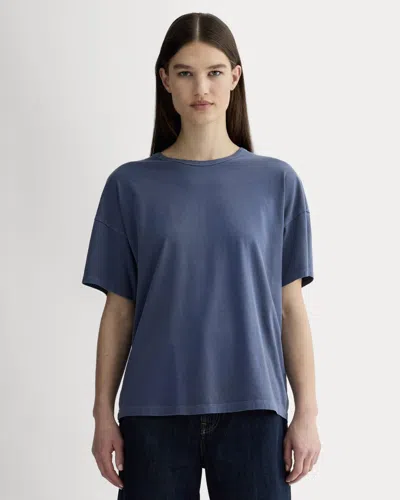 Everlane Boyfriend Tshirt In Blue