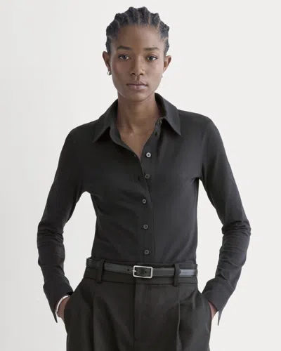 Everlane Button-up Shirt In Black