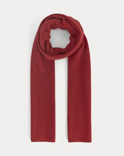 Everlane Cabin Scarf In Berry Red
