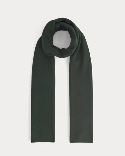 Everlane Cabin Scarf In Heathered Dark Sea In Green