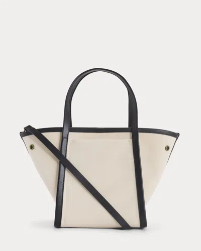 Everlane Canvas Mini Lug Tote In Birch In White