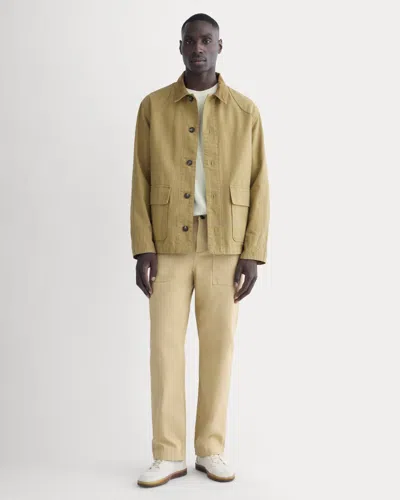 Everlane Canvas Relaxed Pant In Classic Khaki In Brown