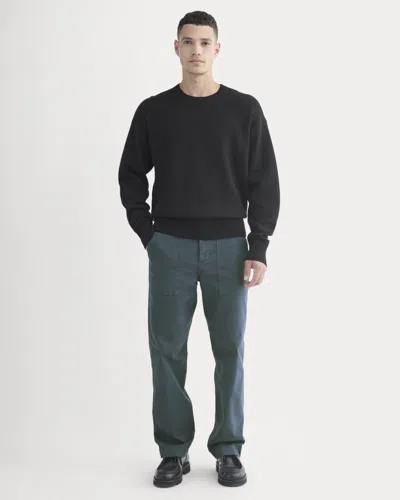 Everlane Canvas Relaxed Pant In Midnight Navy In Blue