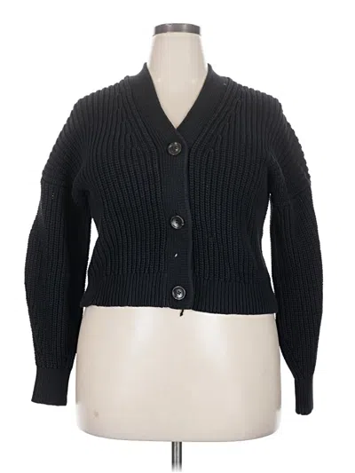Pre-owned Everlane Cardigan Sweater In Black