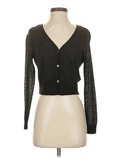 Pre-owned Everlane Cardigan Sweater In Black