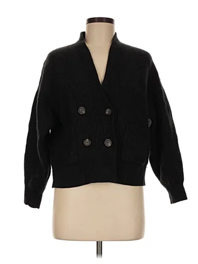Pre-owned Everlane Cardigan Sweater In Black