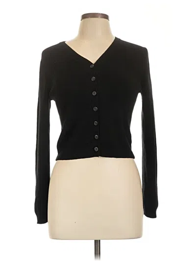Pre-owned Everlane Cardigan Sweater In Black