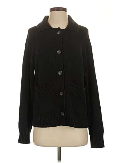 Pre-owned Everlane Cardigan Sweater In Black