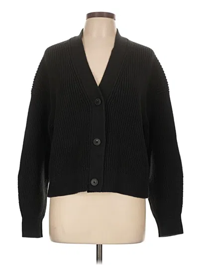 Pre-owned Everlane Cardigan Sweater In Black