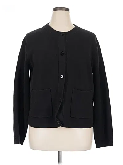 Pre-owned Everlane Cardigan Sweater In Black