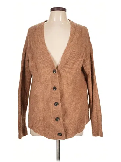Pre-owned Everlane Cardigan Sweater In Brown