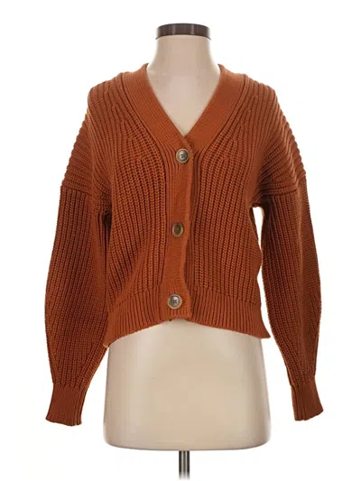 Pre-owned Everlane Cardigan Sweater In Brown