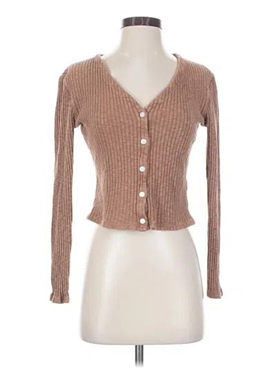Pre-owned Everlane Cardigan Sweater In Brown