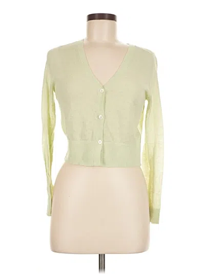Pre-owned Everlane Cardigan Sweater In Green