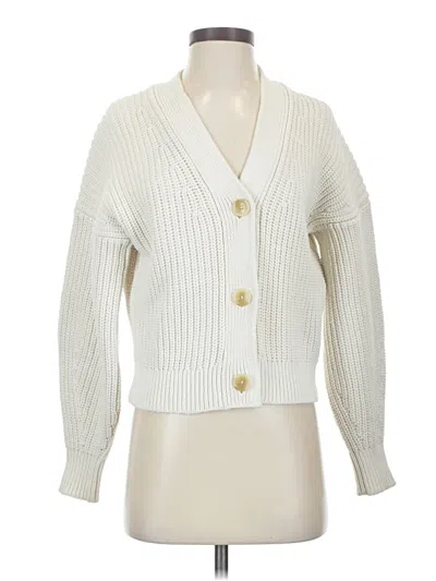 Pre-owned Everlane Cardigan Sweater In Ivory