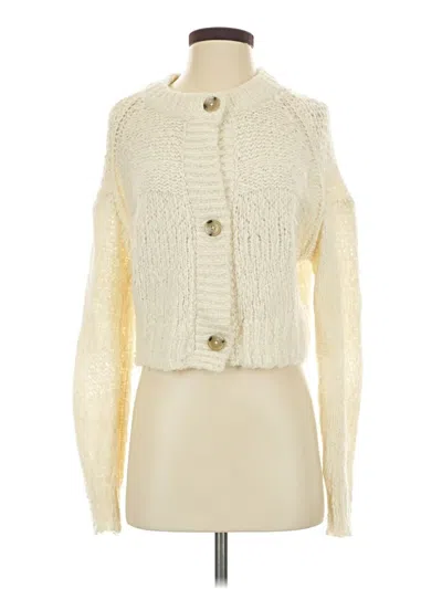 Pre-owned Everlane Cardigan Sweater In Ivory