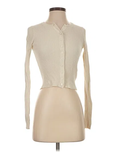Pre-owned Everlane Cardigan Sweater In Ivory