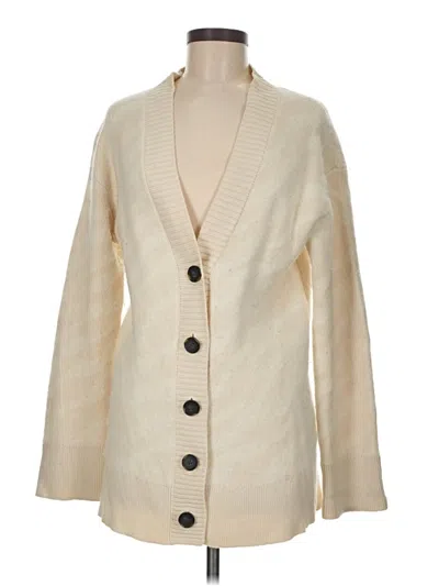 Pre-owned Everlane Cardigan Sweater In Ivory