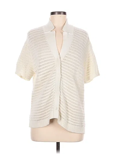 Pre-owned Everlane Cardigan Sweater In Ivory