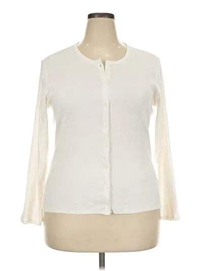 Pre-owned Everlane Cardigan Sweater In Ivory