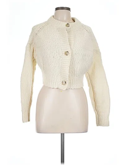 Pre-owned Everlane Cardigan Sweater In Ivory
