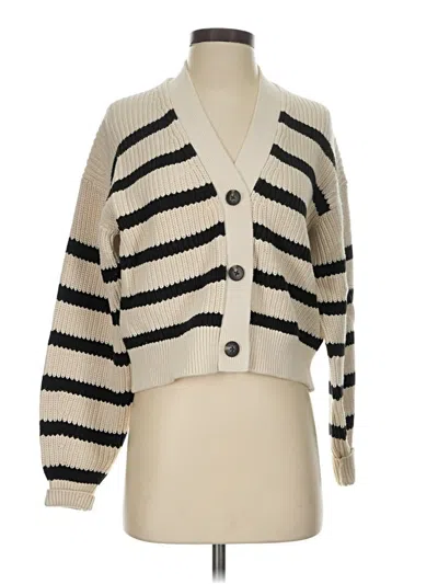 Pre-owned Everlane Cardigan Sweater In Ivory