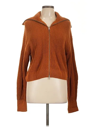 Pre-owned Everlane Cardigan Sweater In Orange
