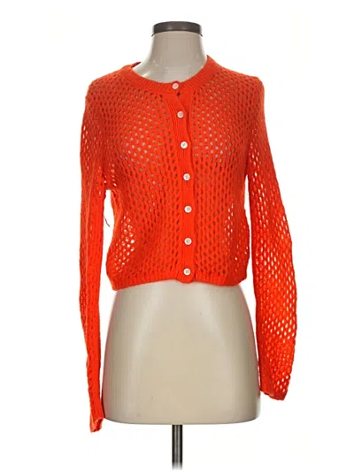 Pre-owned Everlane Cardigan Sweater In Orange