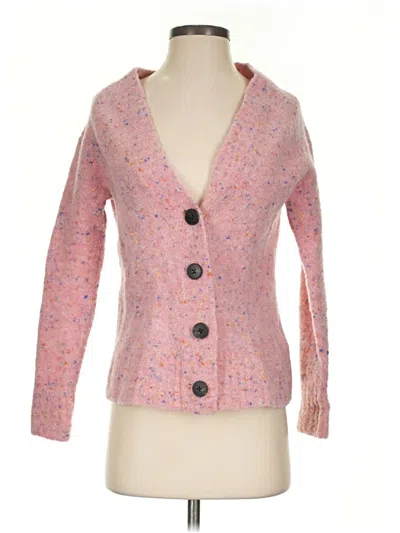 Pre-owned Everlane Cardigan Sweater In Pink