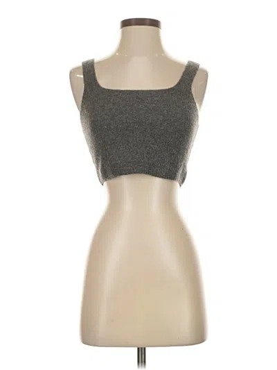 Pre-owned Everlane Cardigan Sweater In Silver