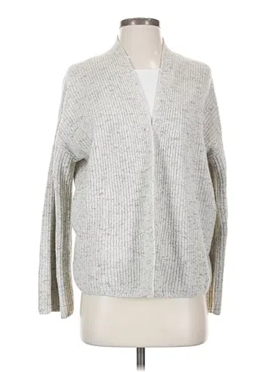Pre-owned Everlane Cardigan Sweater In Silver