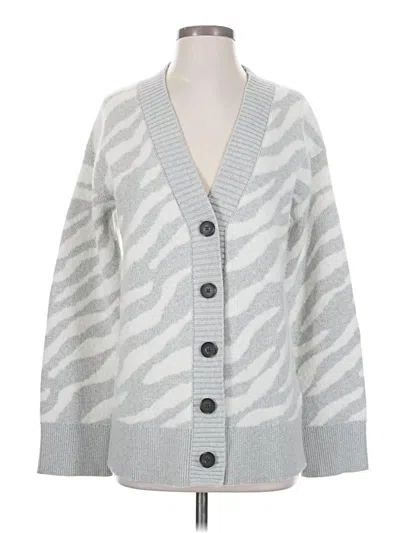 Pre-owned Everlane Cardigan Sweater In Silver