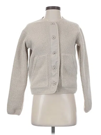 Pre-owned Everlane Cardigan Sweater In Silver