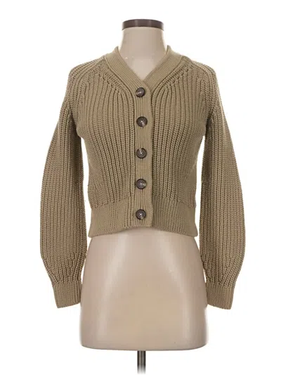 Pre-owned Everlane Cardigan Sweater In Tan
