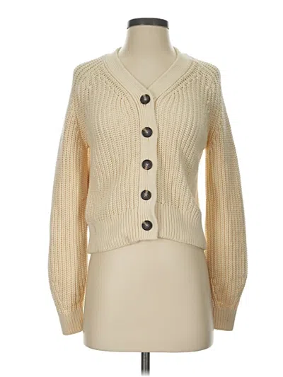 Pre-owned Everlane Cardigan Sweater In Tan