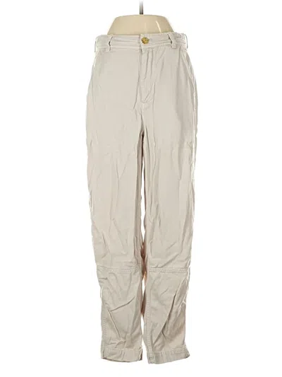 Pre-owned Everlane Cargo Pants In Ivory