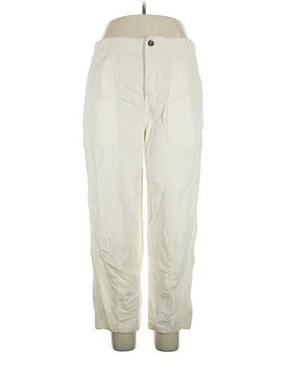 Pre-owned Everlane Cargo Pants In Ivory