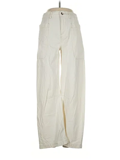 Pre-owned Everlane Cargo Pants In Ivory