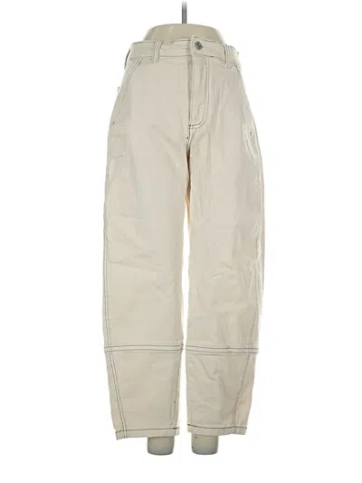 Pre-owned Everlane Cargo Pants In Ivory