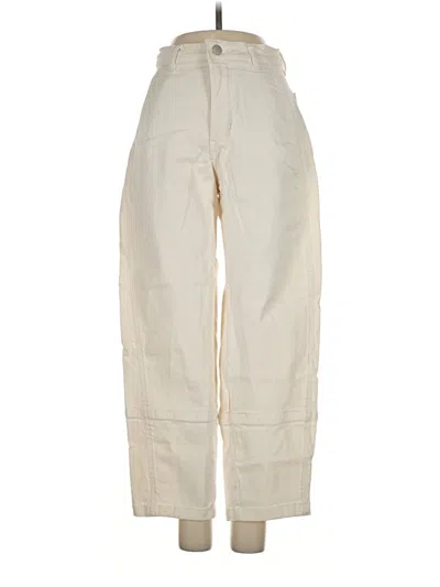 Pre-owned Everlane Cargo Pants In Ivory