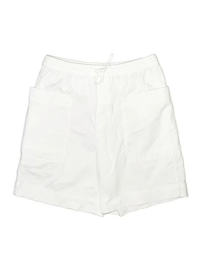 Pre-owned Everlane Cargo Shorts In White