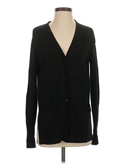 Pre-owned Everlane Cashmere Cardigan Sweater In Black